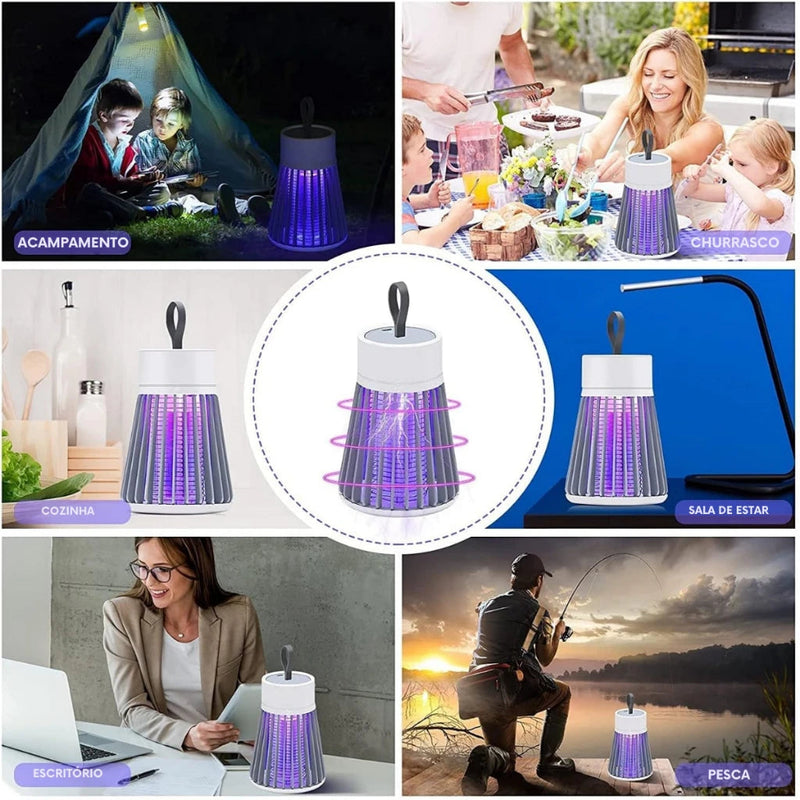 Electric Mosquito Kills Lamp With UV Light UsbConnect Portable Insect Trap