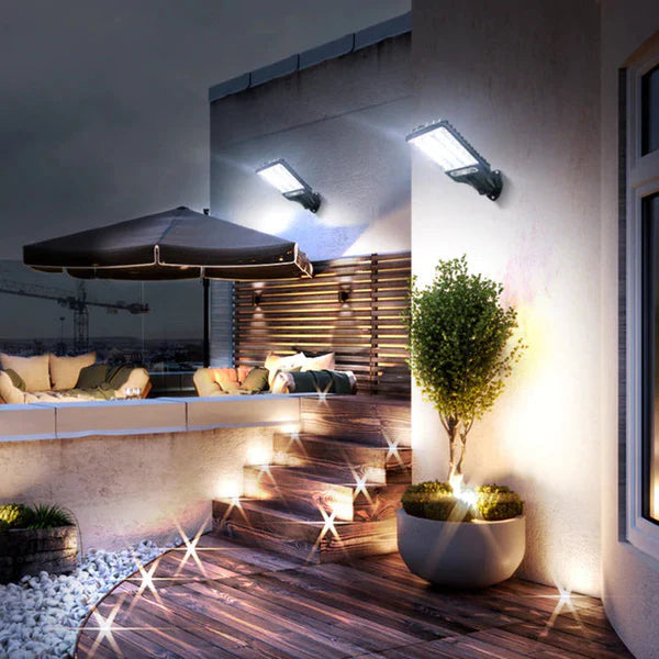 Refletor Solar de Led Com Sensor de Presença e Controle Remoto