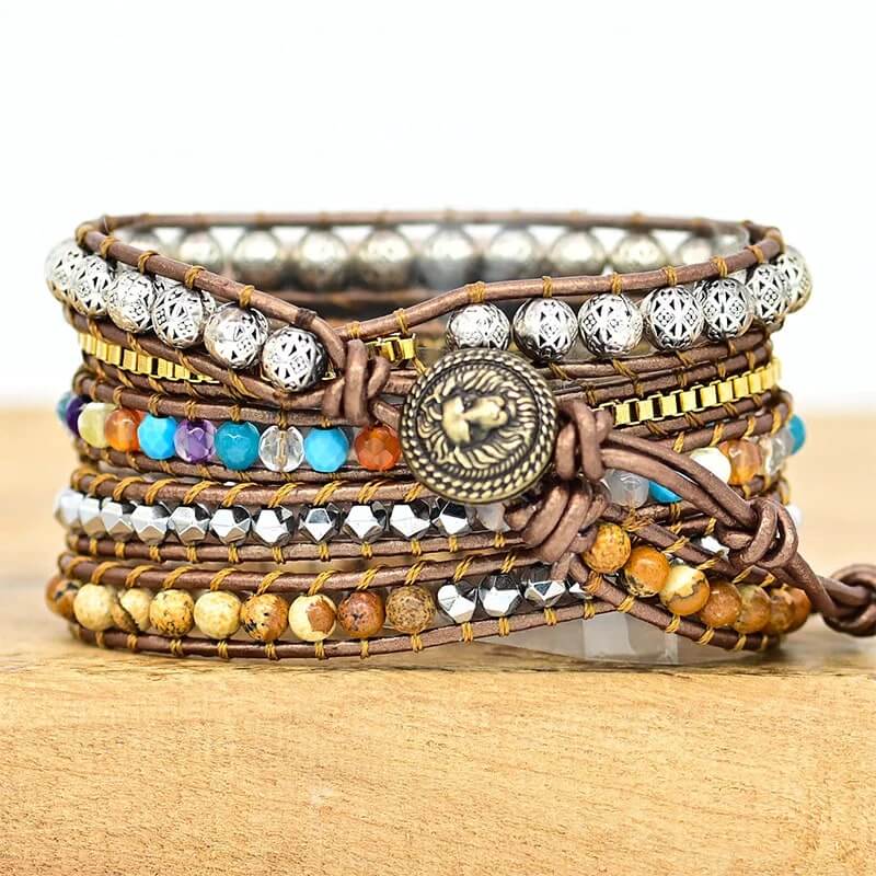 Pulseira Bohemia  Apple Watch Ultra Band 49mm 44mm 45mm 41mm 42mm 38 Handmade Natural Beads Bracelet Iwatch Series 8 7 6 Se 5 3