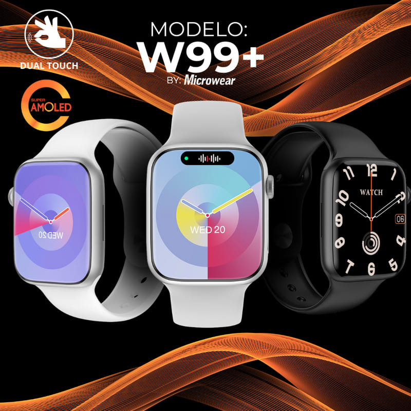 SMARTWATCH W99 + Plus Super Amoled Screen 45mm