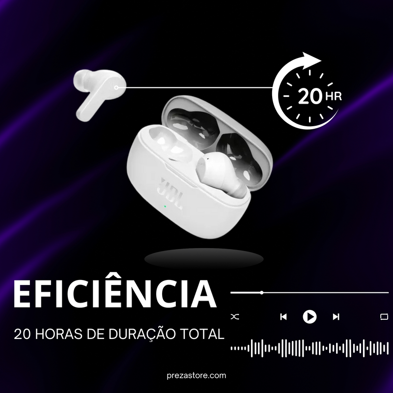 fone de ouvido sem fio WAVE 200 tws bluetooth 5.0 20 horas de duracao resistente a agua