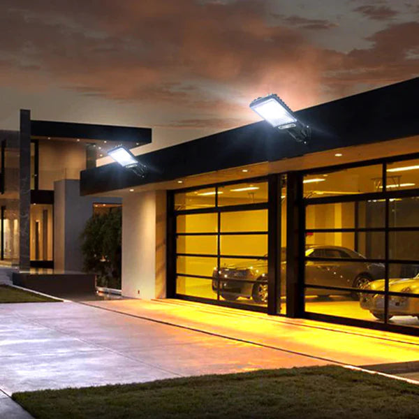 Refletor Solar de Led Com Sensor de Presença e Controle Remoto