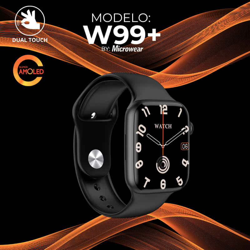 SMARTWATCH W99 + Plus Super Amoled Screen 45mm